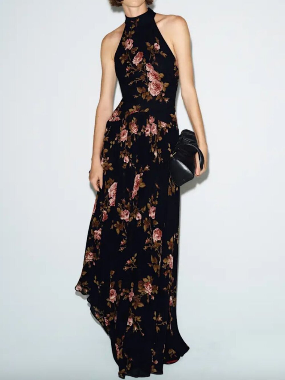 Reformation Fabienne Dress Black - Size 8